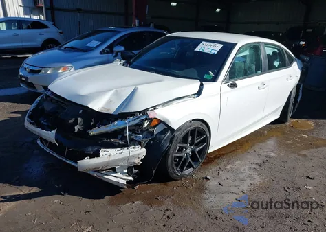 2023 Honda Civic Sport z USA, uszkodzony, nr VIN 2HGFE2F59PH521834